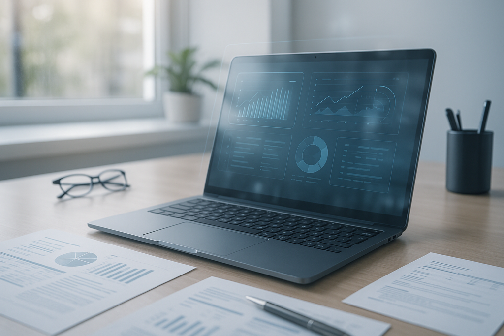 20251120 1448 futuristic desk scene simple compose 01kafnyfwfe4t8wkmk2y47fn3f